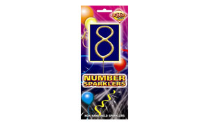 5-007 Birthday Celebration Number Sparklers