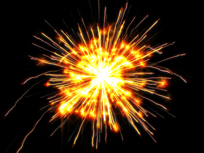exploding firework - Manchester Fireworks